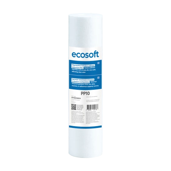 Картридж зі спіненого поліпропілену Ecosoft 2,5″x10″ 10 мкм (CPV251010ECO)