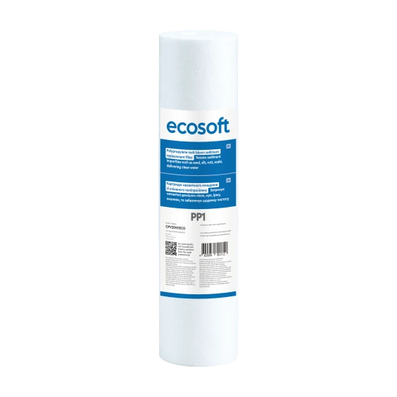 Картридж зі спіненого поліпропілену Ecosoft 2,5″x10″ 1 мкм (CPV25101ECO)