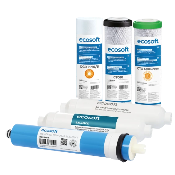 Комплект картриджів Ecosoft PURE Balance “12 місяців” (CHV6PUREBAL)